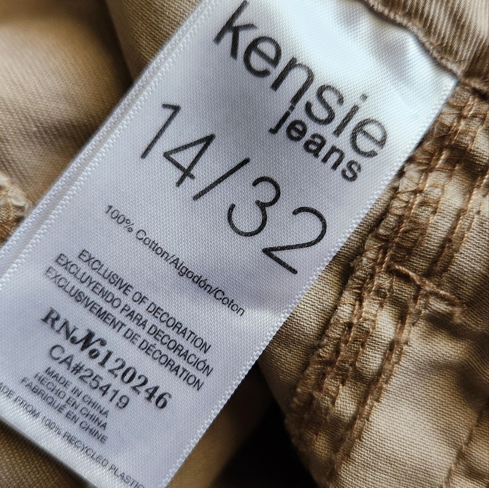 NWT Kensie The Ella High Rise Straight Size 14/32 - Picture 12 of 16